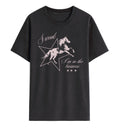 "I work I'm in the business" Black Tee